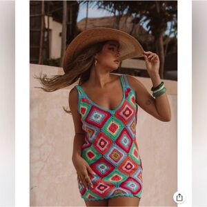Show Me Your Mumu / Libra Cover up/  Crochet Cover-Up Dress